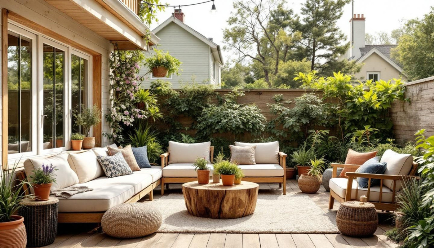 Comment intégrer des éléments écologiques dans votre salon extérieur ?